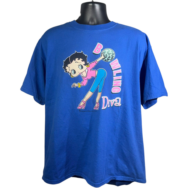 Vintage Betty Boop Bowling Diva Graphic Tee