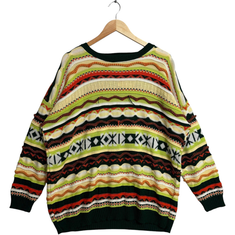 Vintage Saw It First 3D Knit Sweater