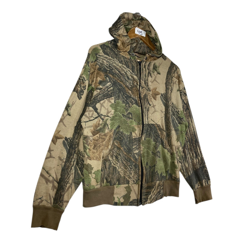 Vintage Sports Afield Real Tree Full Zip Hoodie