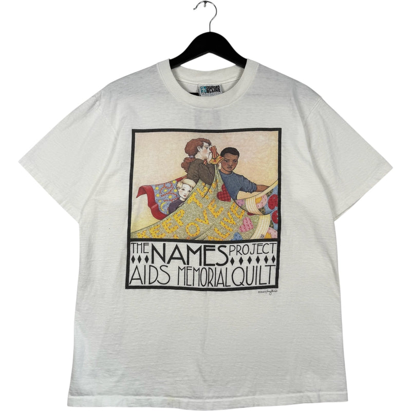 Vintage The Names Project Aids Memorial Quilt Tee