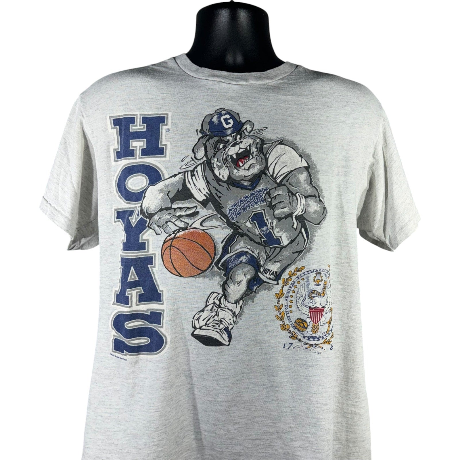 Vintage Georgetown University Hoyas Basketball Tee