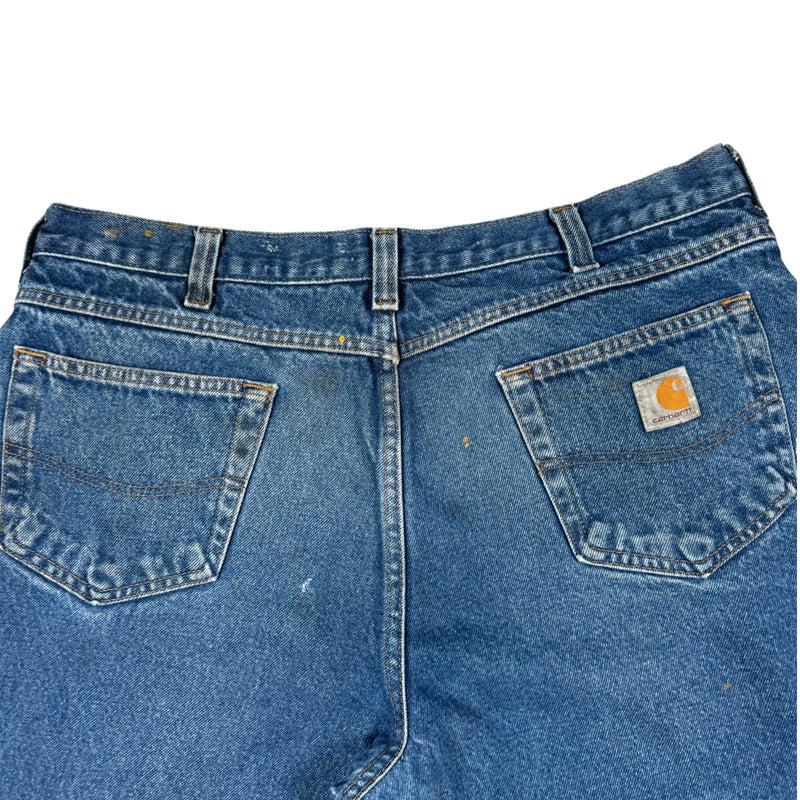 Vintage Carhartt Cut Off Denim Shorts 36