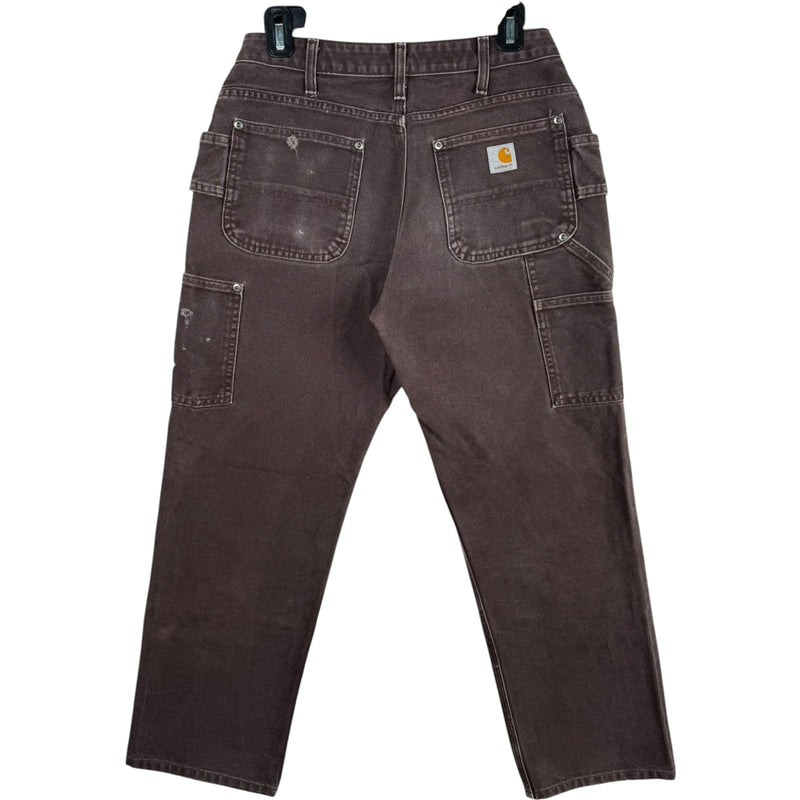 Vintage Carhartt Distressed Double Knee Carpenter Pants 31