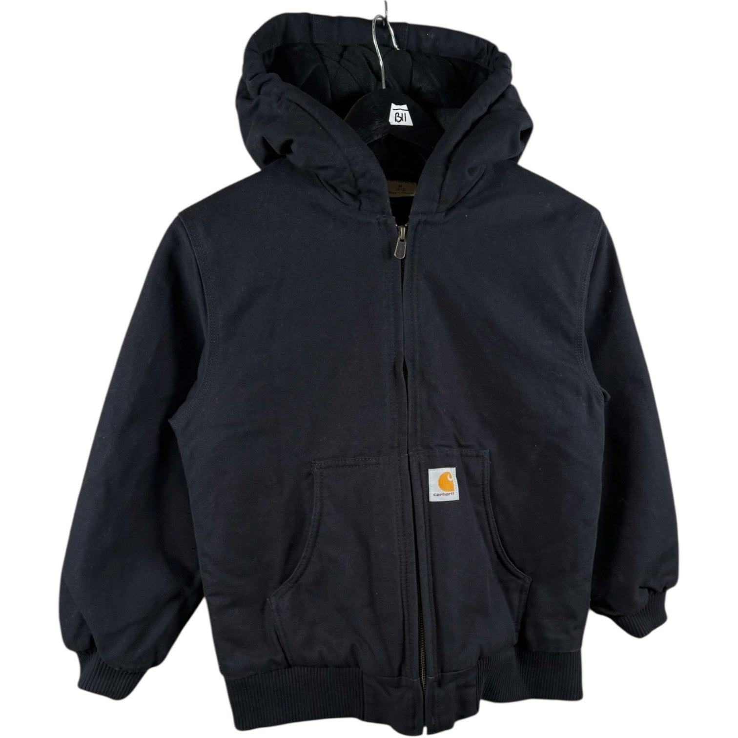 Vintage Youth Carhartt Active Jac Insulated Hoodie Full Zip Jacket