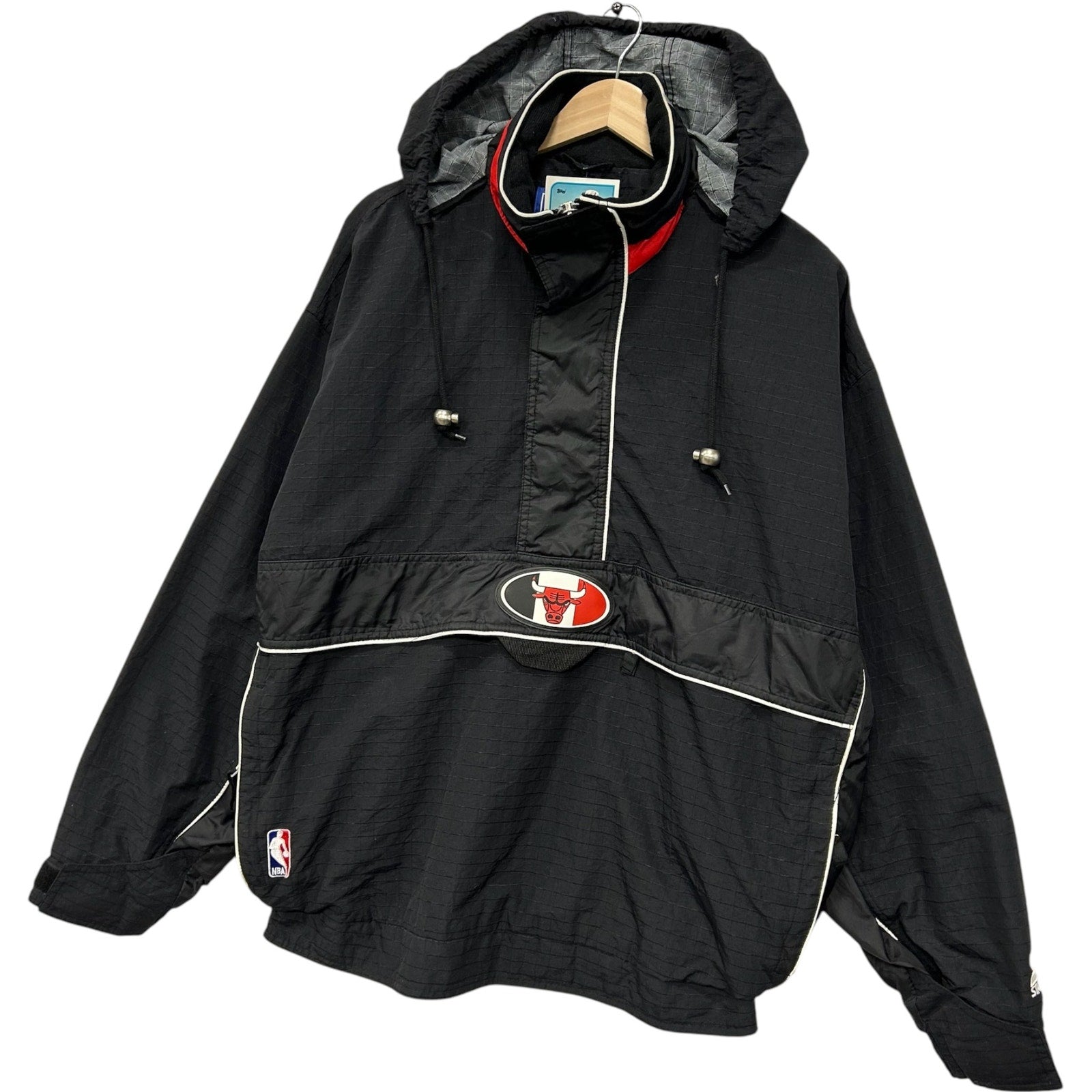 Vintage Starter Chicago Bulls 1/2 Zip Anorak Puffer Jacket