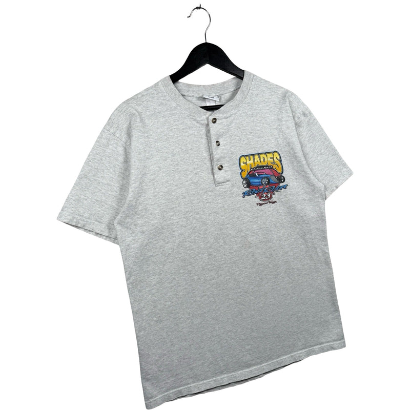 Vintage Shades of the Past Rod Run 23 Car Show Henley T-Shirt