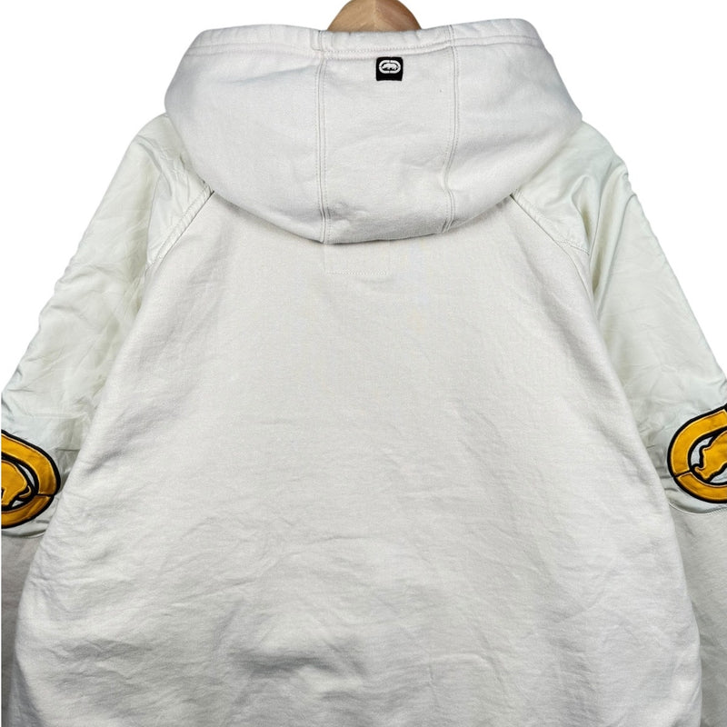 Vintage Ecko Unlimited Embroidered Logo Full Zip Hoodie
