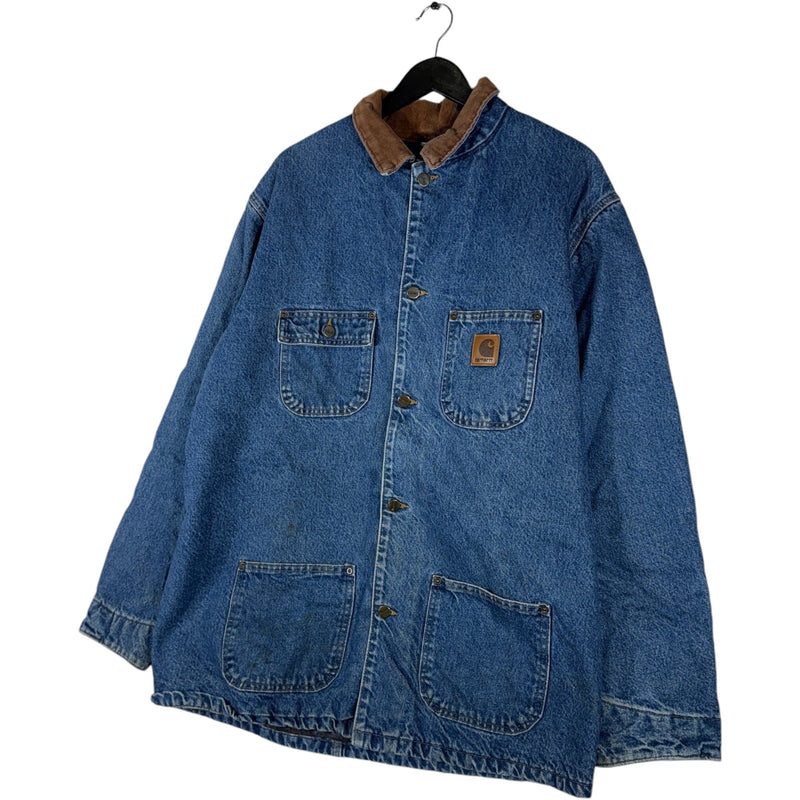 Vintage Carhartt Denim Workwear Jacket