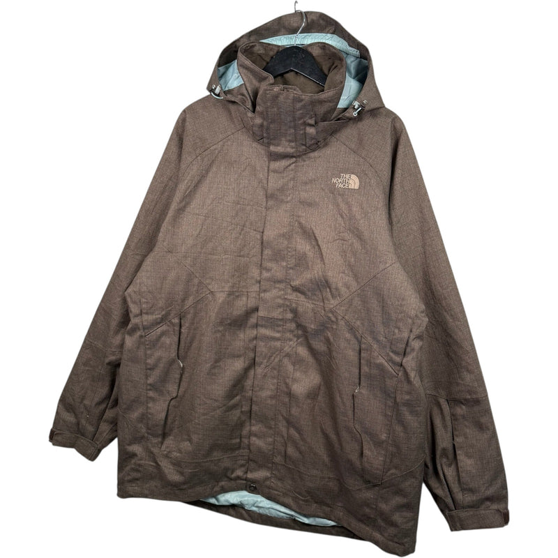 Vintage The North Face Mini Logo Full Zip Long Jacket