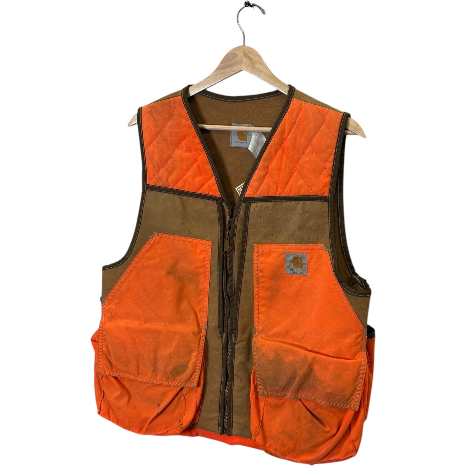 Vintage Carhartt Full Zip Hunting Vest