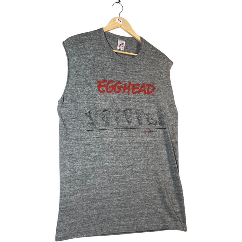Vintage Egghead Muscle Sleeves Tank Top