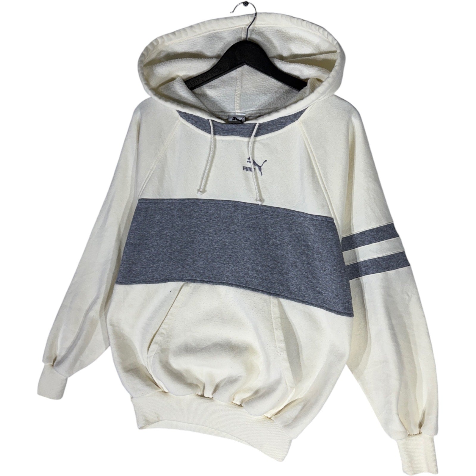 Vintage Puma Striped Hoodie