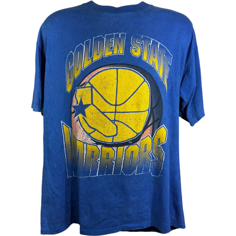 Vintage Logo 7 Golden State Warriors NBA Logo Tee 90s