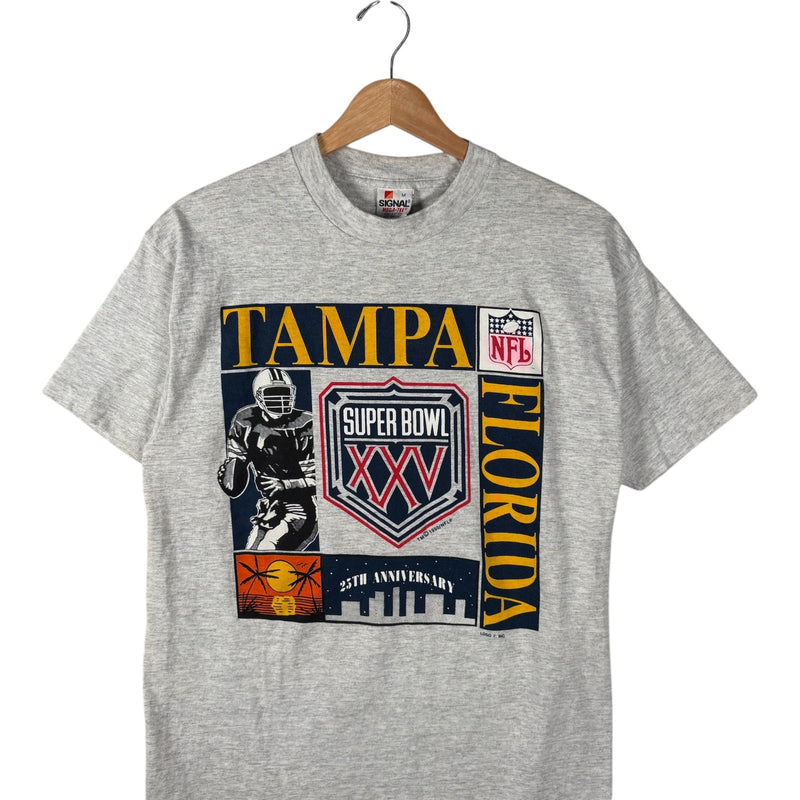 Vintage Super Bowl XXV Tampa Bay Commemorative NFL Tee