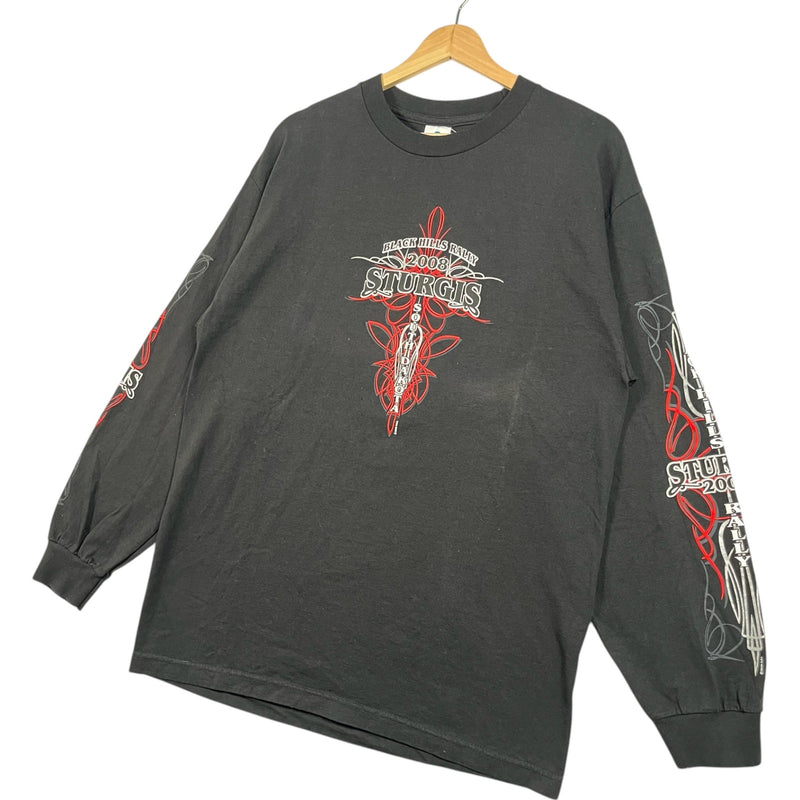 Vintage Black Hills Rally Sturgis Long Sleeve 2008 L