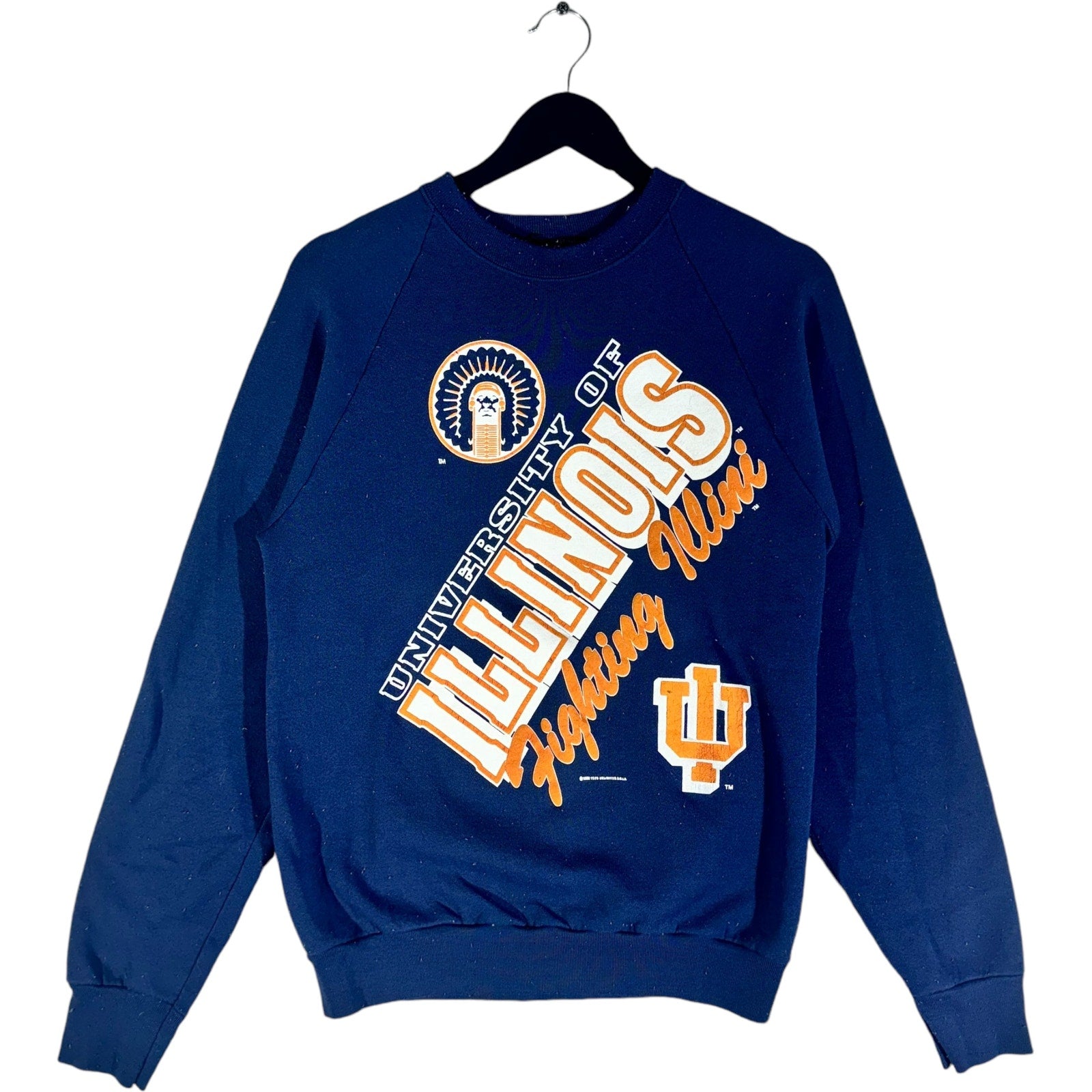 Vintage University Of Illinois Illini Crewneck 90's