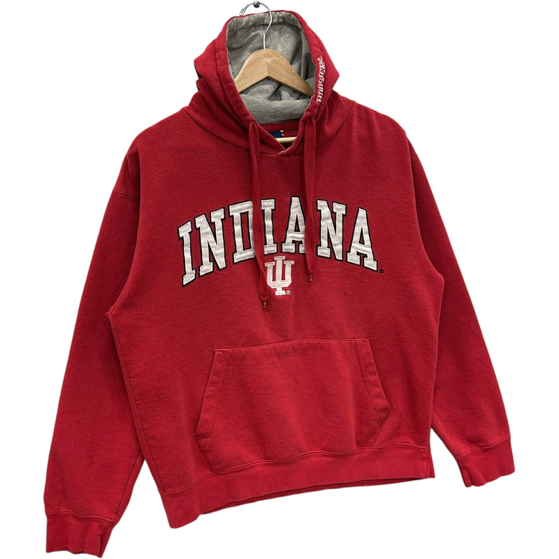 Vintage Indiana University Patch Spellout Hoodie