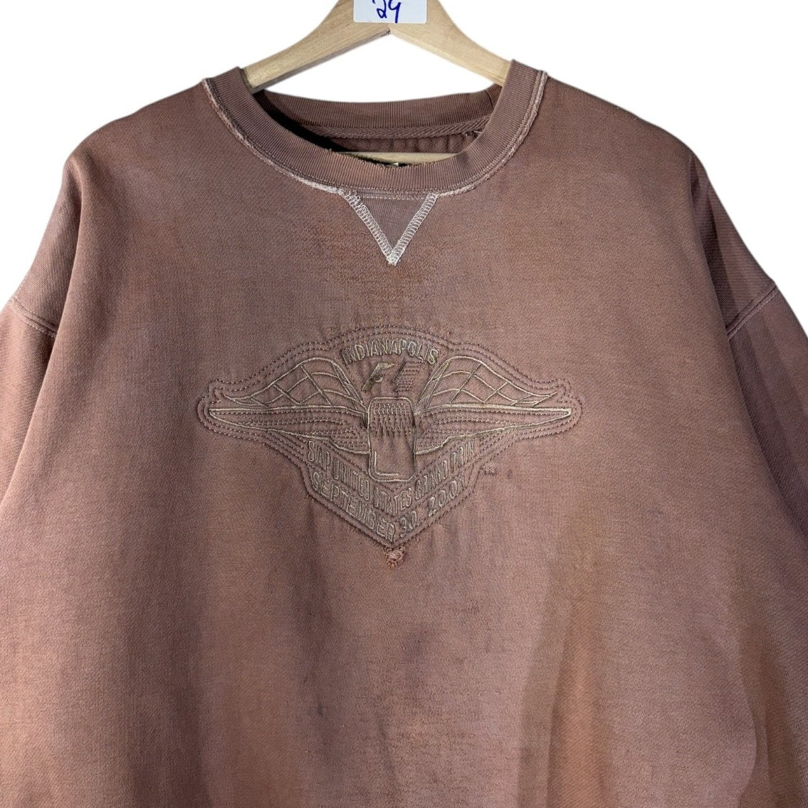 Vintage Indianapolis Embroidered Logo Crewneck