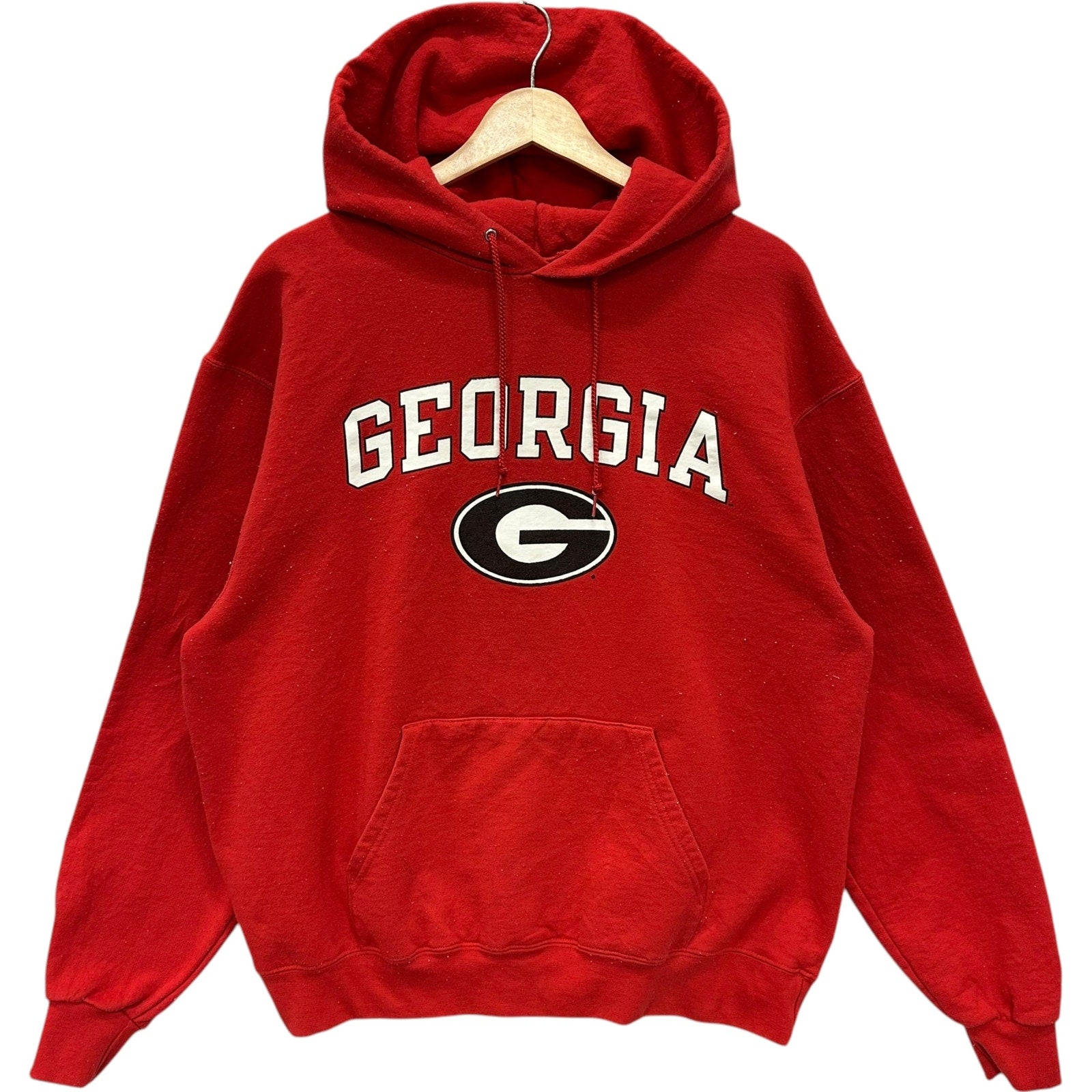 Vintage University Of Georgia Bulldogs Spellout Hoodie