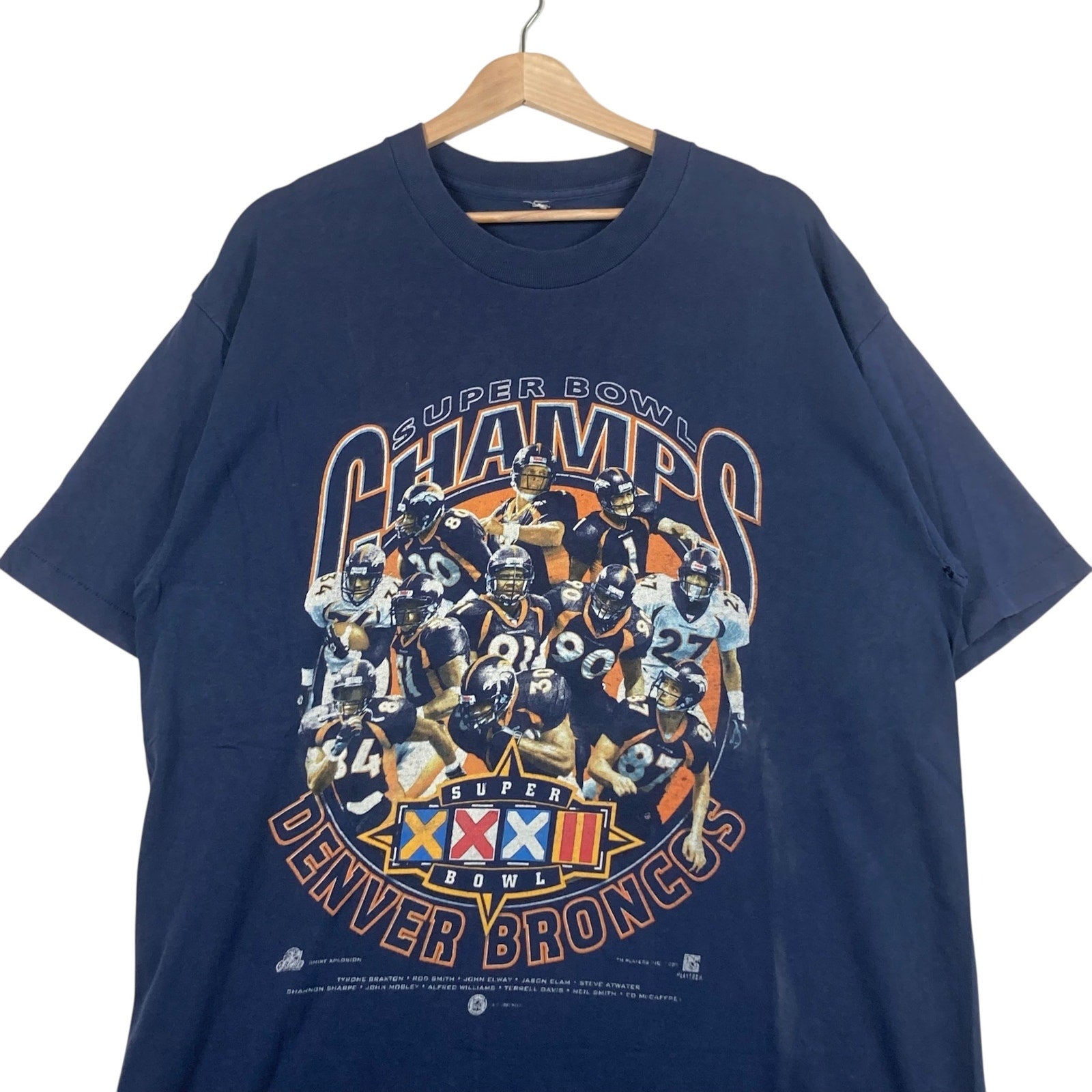 Vintage Denver Broncos Super Bowl Champions XXXII 1998 Tee