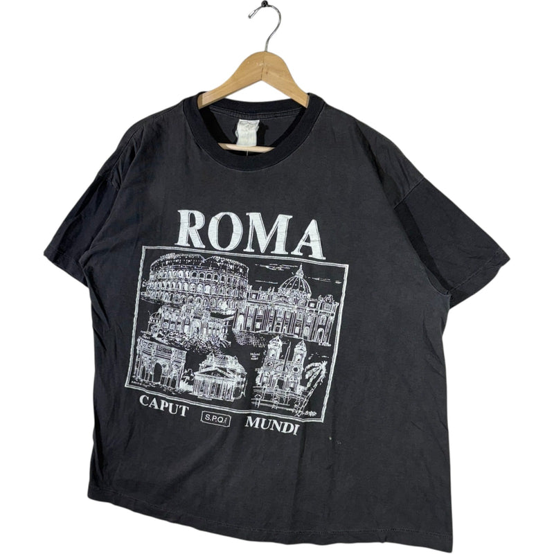 Vintage Roma Caput Mundi Monuments Souvenir Tee
