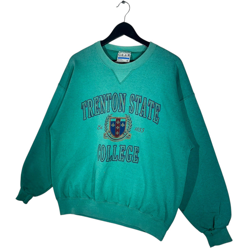 Vintage Trenton State College Emblem Spellout Crewneck