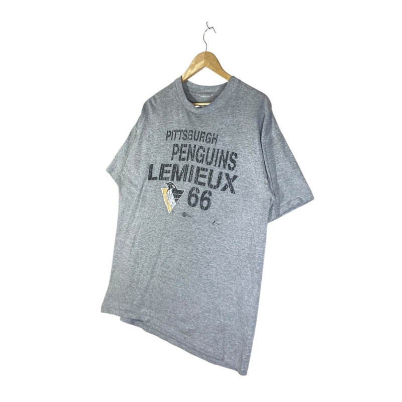 Vintage Pittsburgh Penguins #66 Mario Lemieux NHL T-Shirt