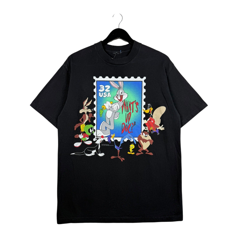 Vintage Looney Tunes Bugs Bunny Stamp Quote T-Shirt