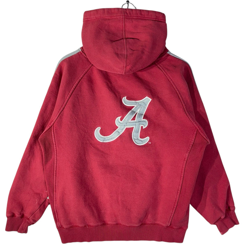 Vintage Alabama Crimson Tied Zip-Up Hoodie