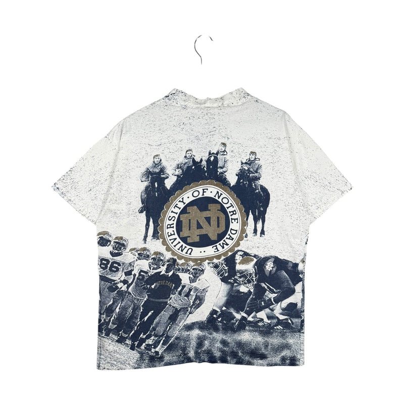 Vintage University Of Notre Dame AOP T-Shirt