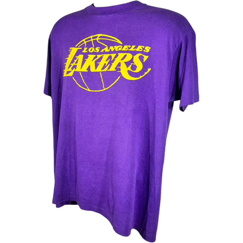 Vintage Los Angeles Lakers NBA Spellout Tee 80s