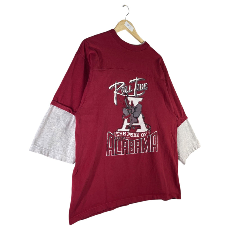 Vintage Roll Tide The Pride Of Alabama 3/4 Sleeve T-Shirt