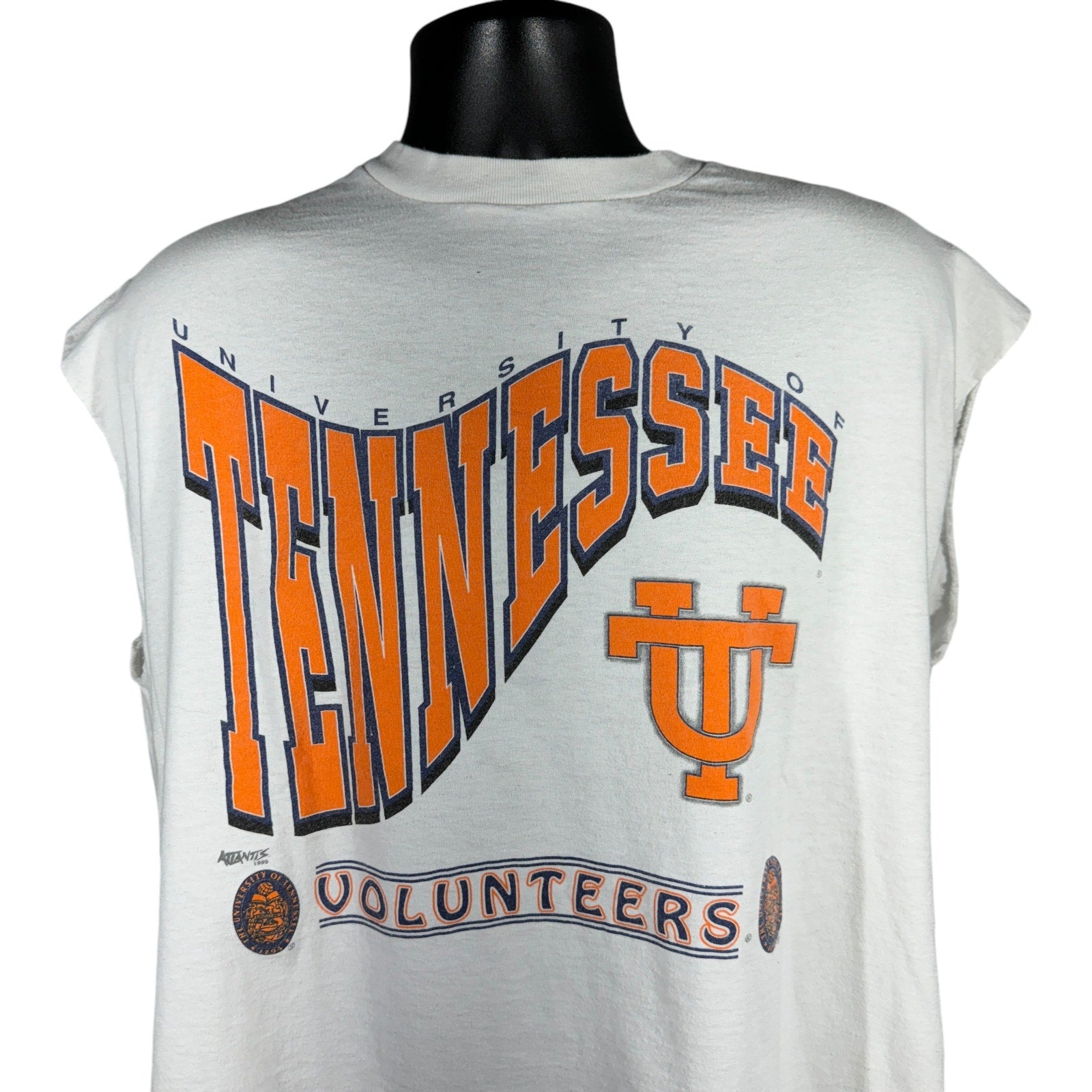 Vintage University Of Tennessee Volunteers Cut Off Tee