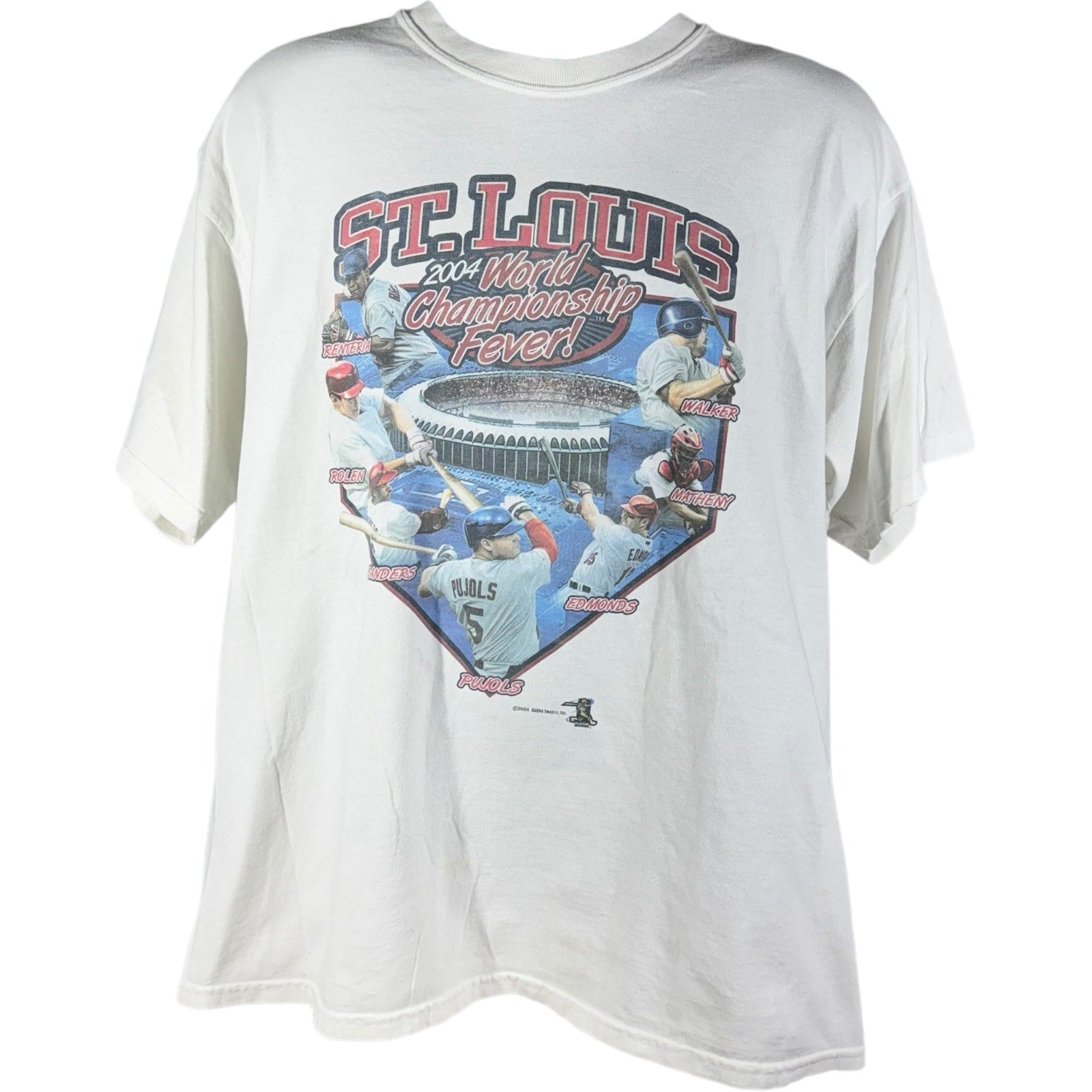 Vintage St. Louis Cardinals World Series MLB Tee 2004