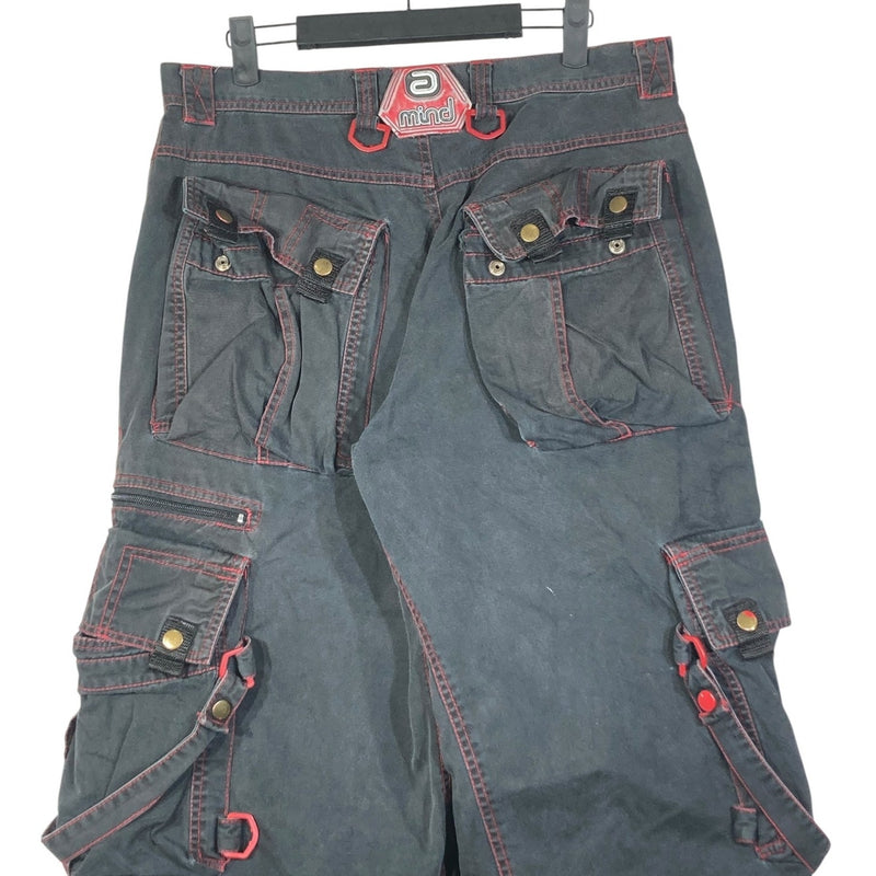 Vintage Altered Mind Black Baggy Cargo Pants