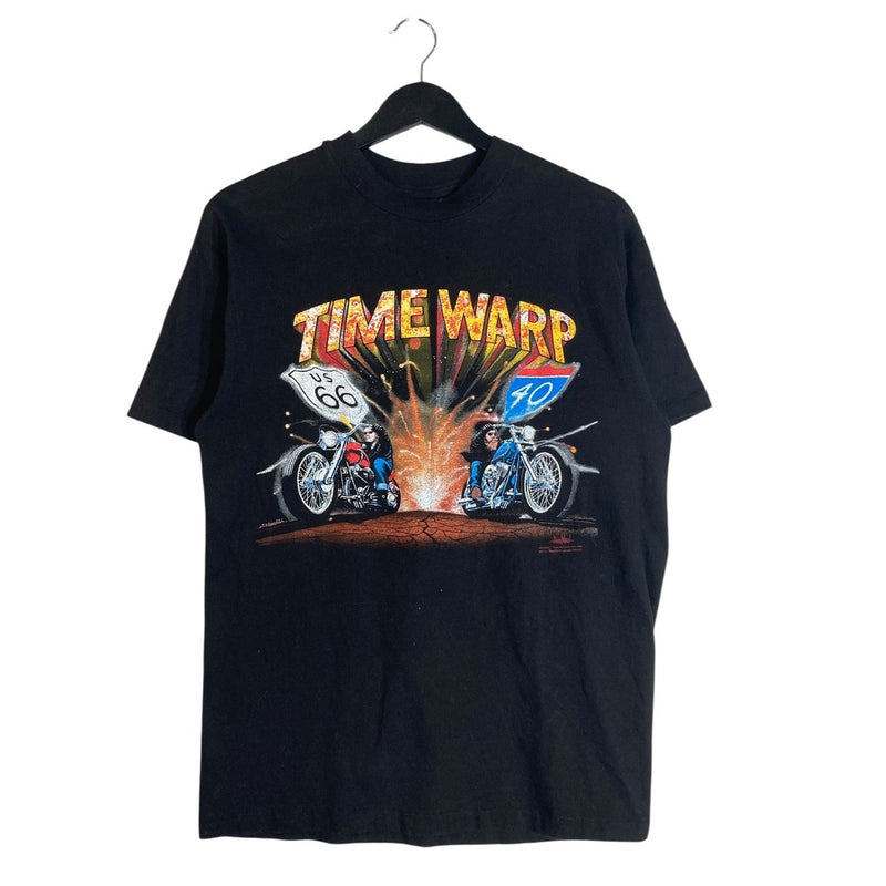 Vintage Time Warp Roland's Motor Works Biker T-Shirt