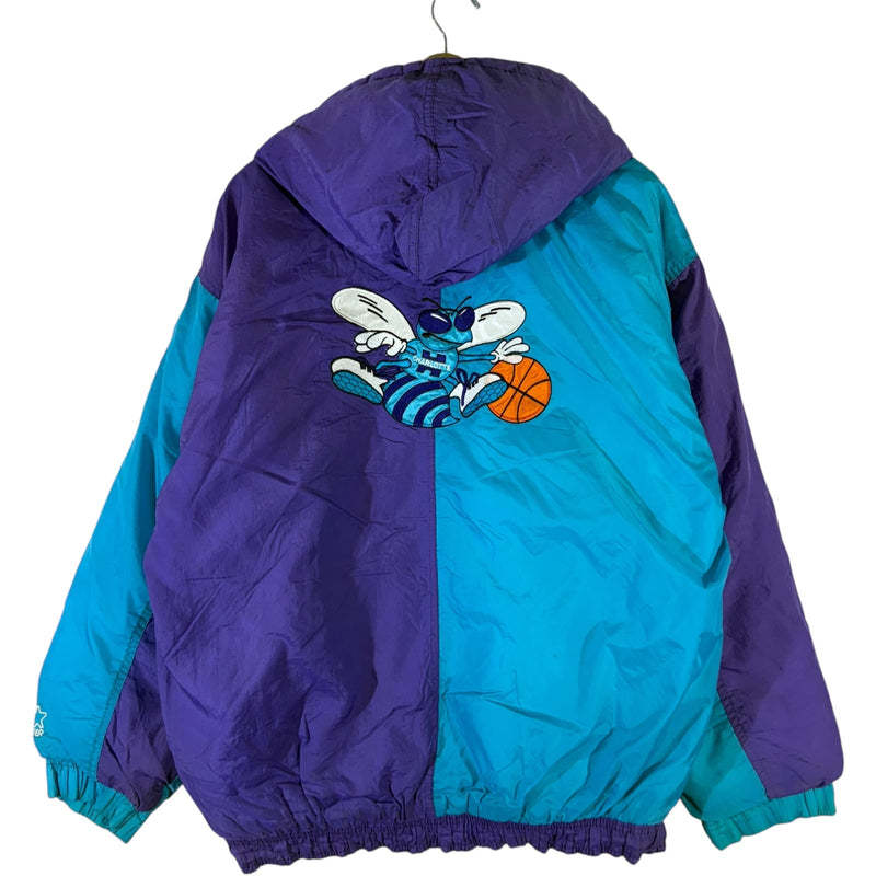 Vintage Charlotte Hornets NBA Starter Puffer Jacket