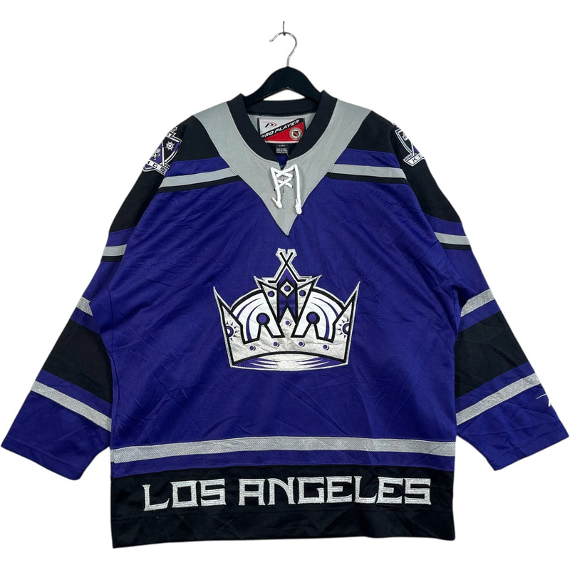 Vintage Pro Player Los Angeles Kings Logo Spellout NHL Jersey