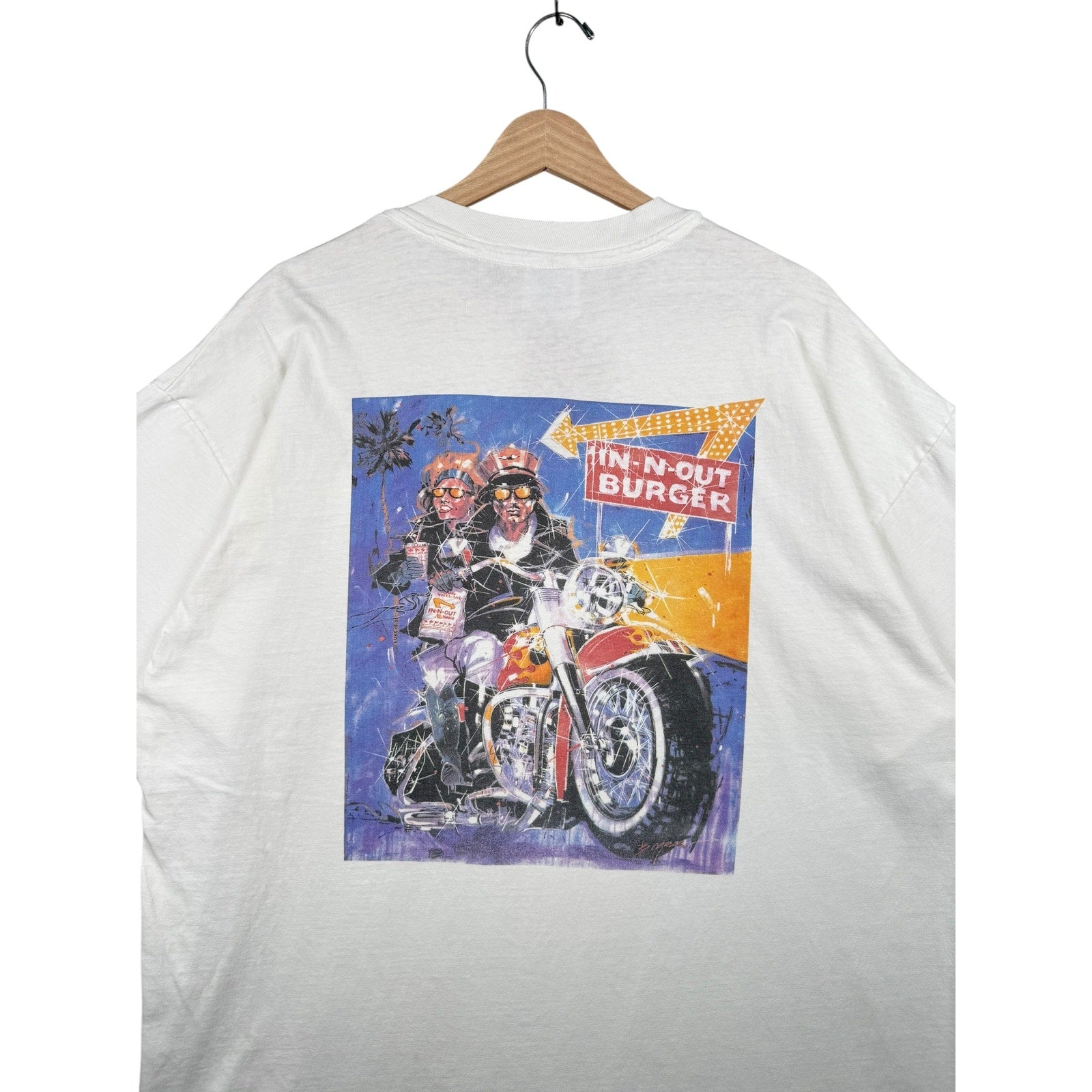 Vintage In And Out Burger -Shirt