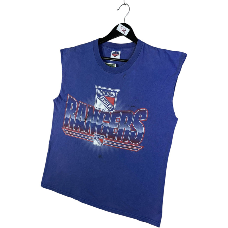 Vintage New York Rangers Muscle Sleeve Tank Top