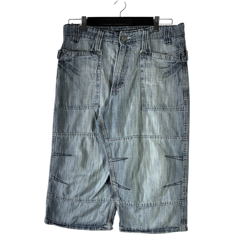 Vintage ID Fashion Denim Stitchwork Shorts 34