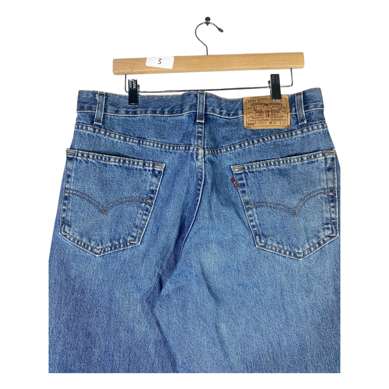 Vintage Levi's 550 Relaxed Fit Denim Jeans 36