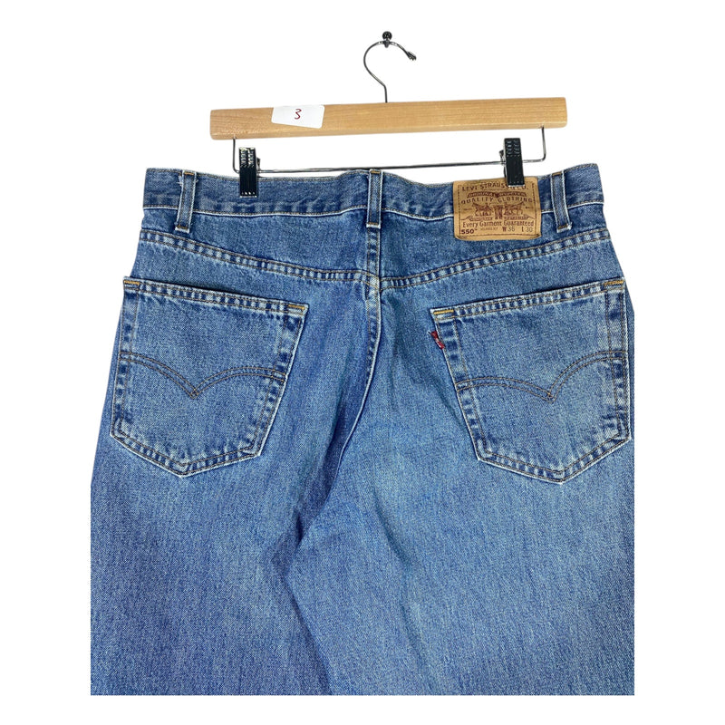 Vintage Levi's 550 Relaxed Fit Denim Jeans 36