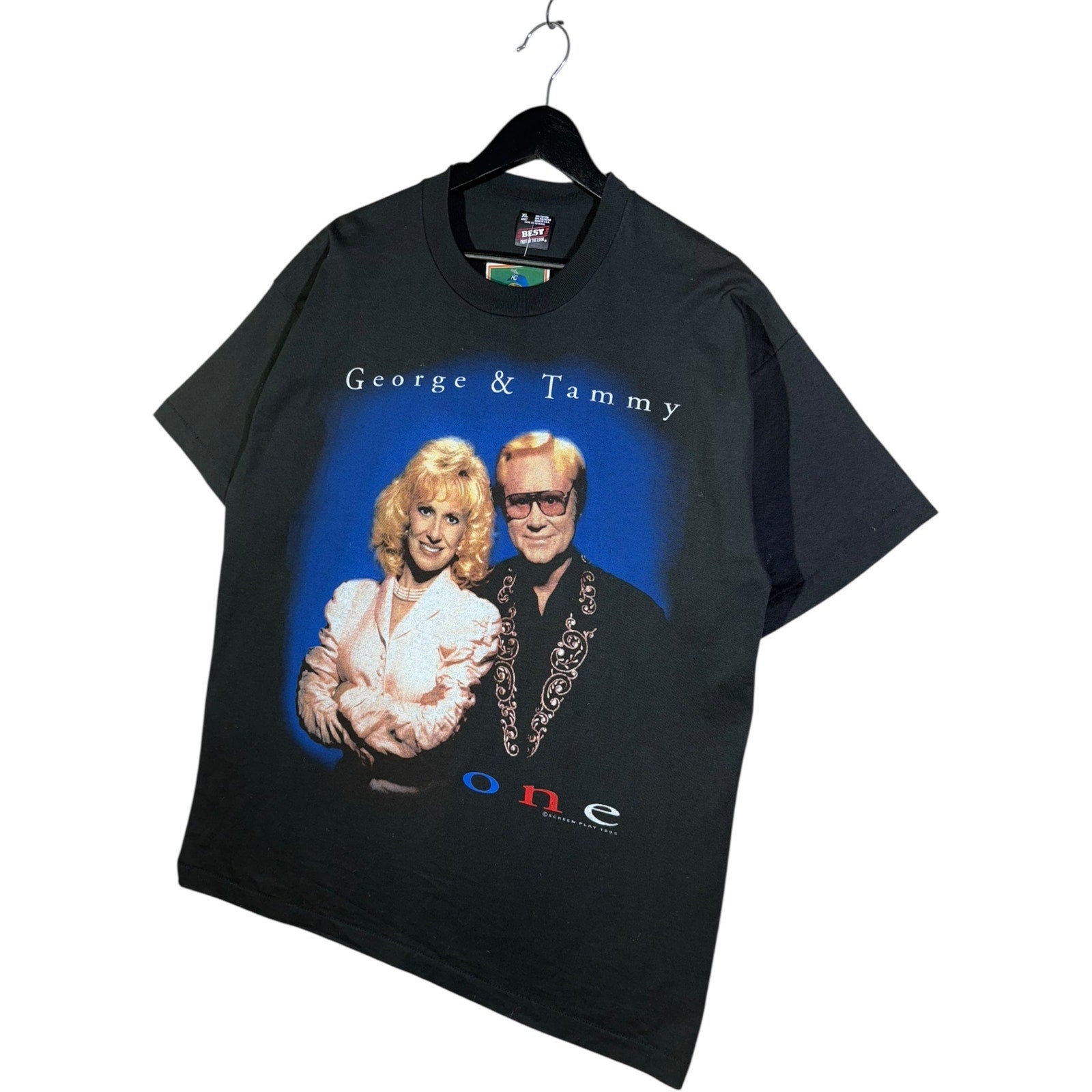Vintage George & Tammy 1995  T-Shirt