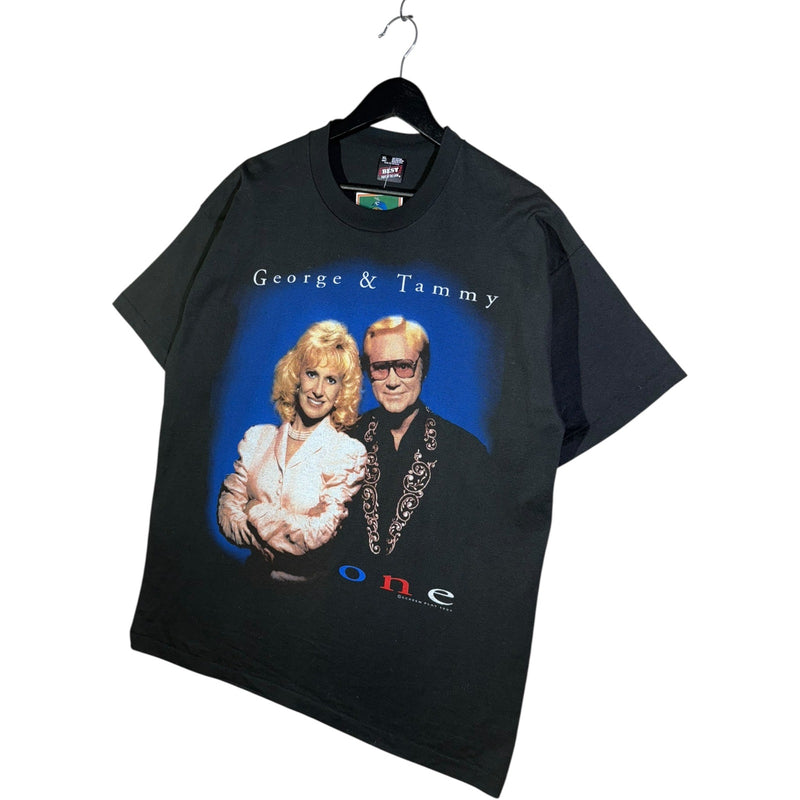 Vintage George & Tammy 1995  T-Shirt
