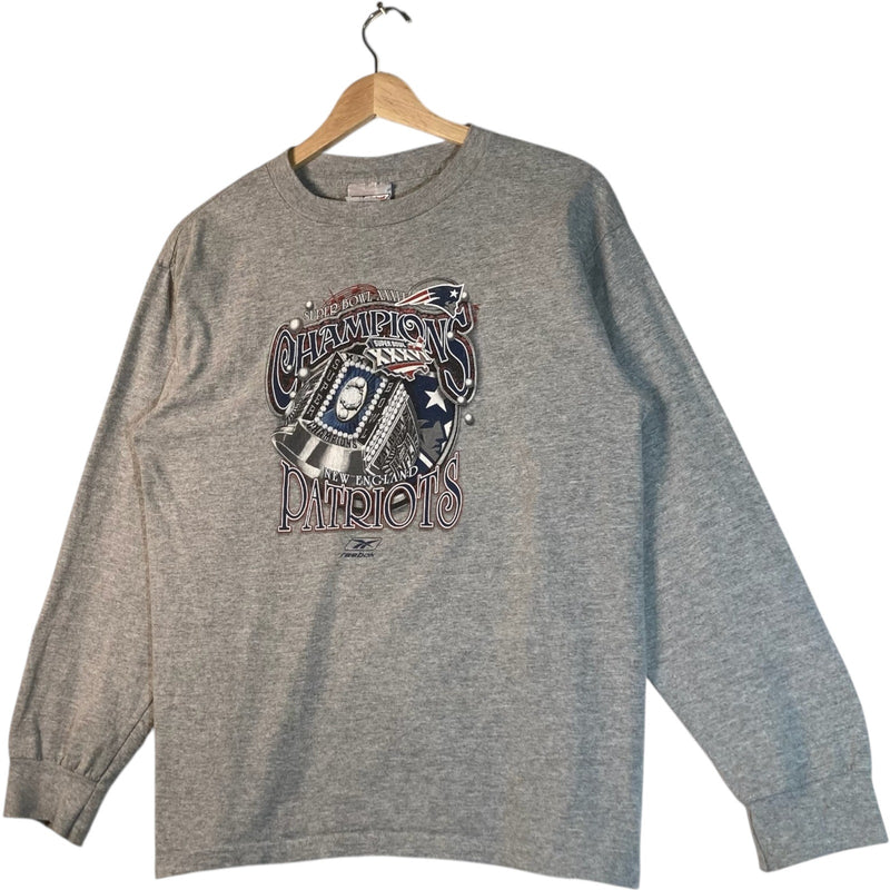 Vintage New England Patriots Super Bowl Champions Long Sleeve