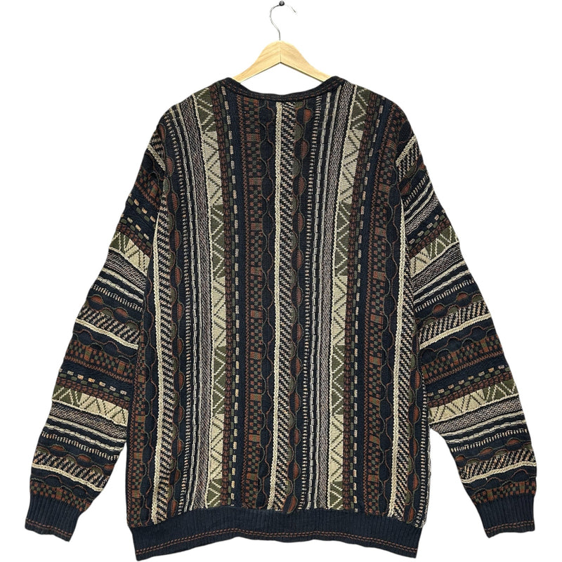 Vintage Croft & Barrow 3D Knit Sweater 90s