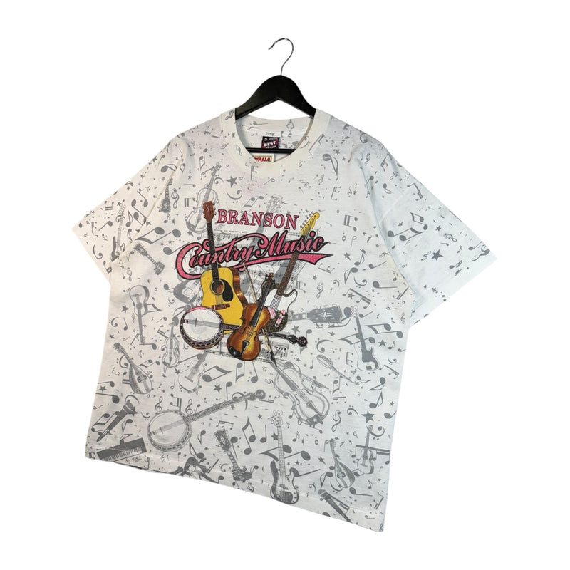 Vintage Branson Country Music All Over Print T-Shirt