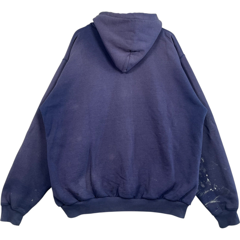 Vintage Carhartt Mini Spellout Full-Zip Hoodie