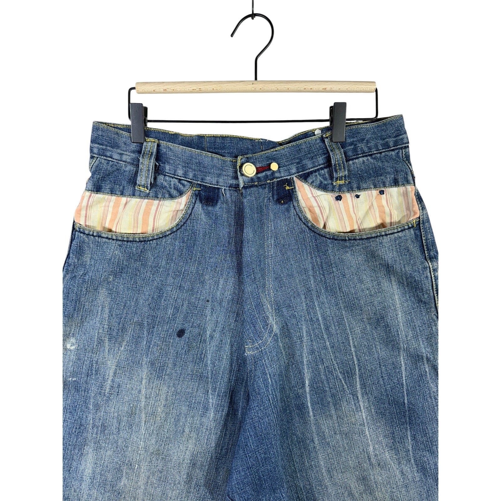 Vintage Coogi Embroidered Denim Shorts 42